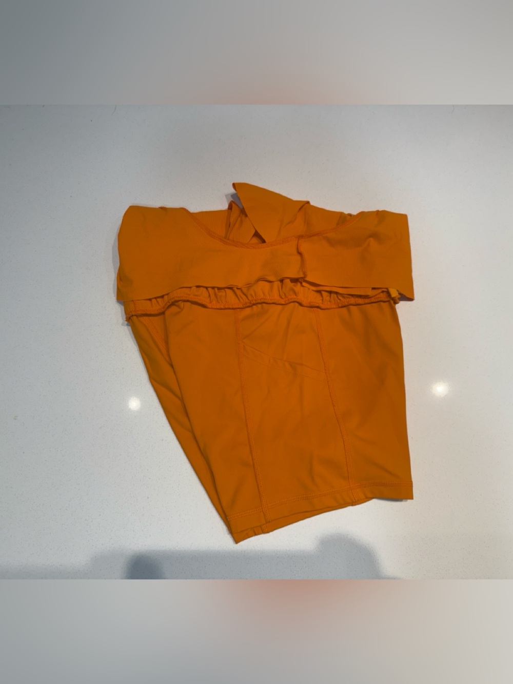 JoyLab Orange Athletic Drawstring Shorts - Picture 4 of 4